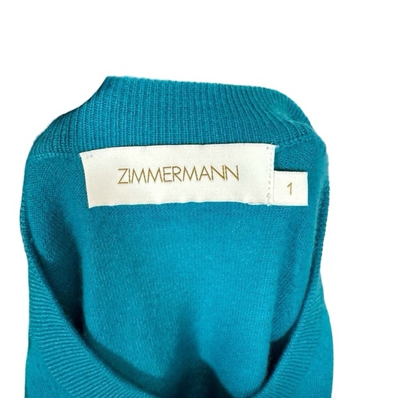 Zimmermann Blue Crew Neck Sweater - Picture 9 of 10